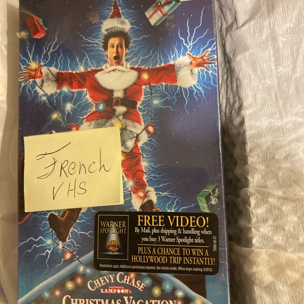 Warner Bros. Christmas Vacation VHS French